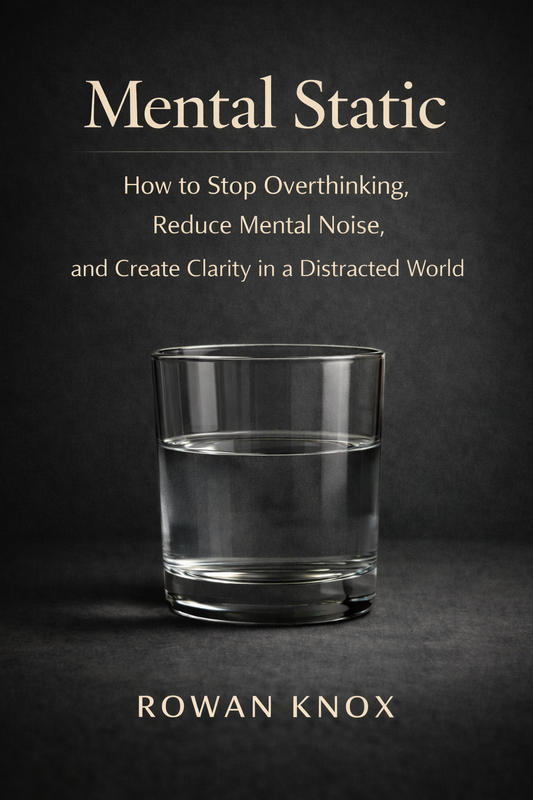 Book cover for Mental Static by Rowan Knox, published by FMRA Publishing