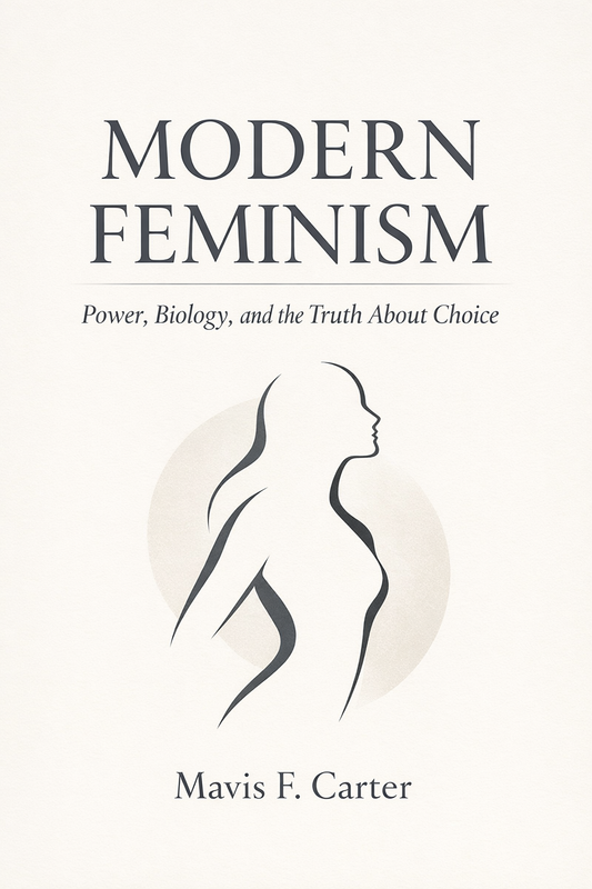 Book cover for Modern Feminism by Mavis F. Carter, published by FMRA Publishing