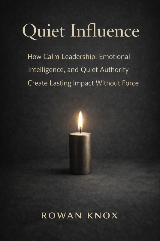 Book cover for Quiet Influence by Rowan Knox, published by FMRA Publishing