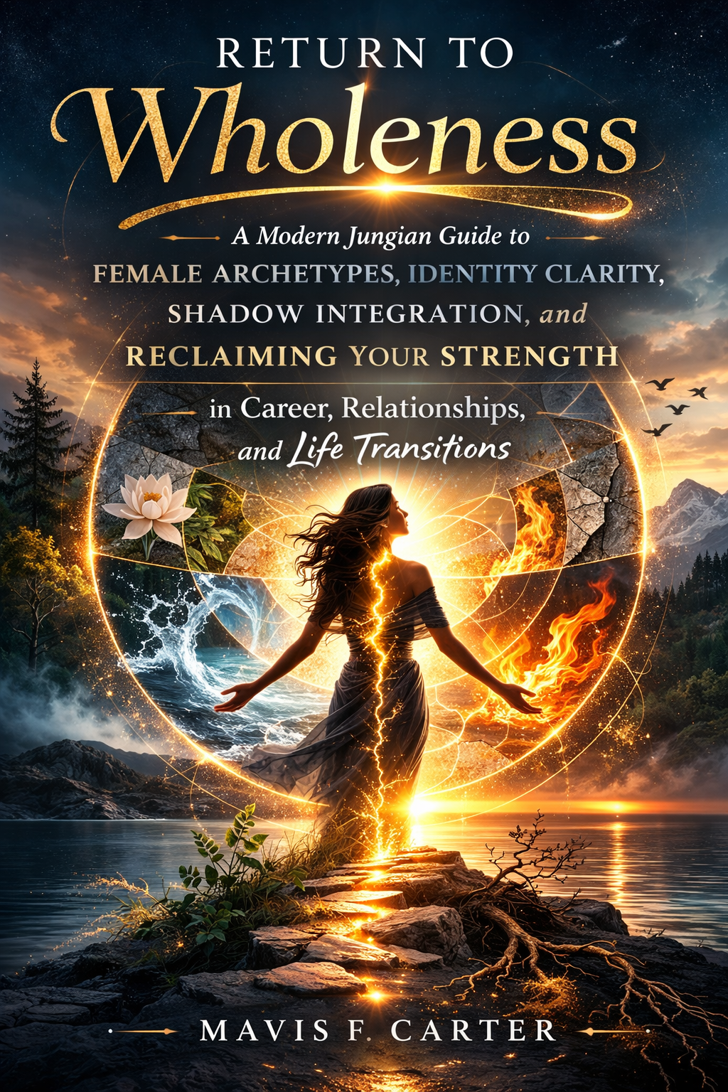 Book cover for Return to Wholeness by Mavis F. Carter, published by FMRA Publishing
