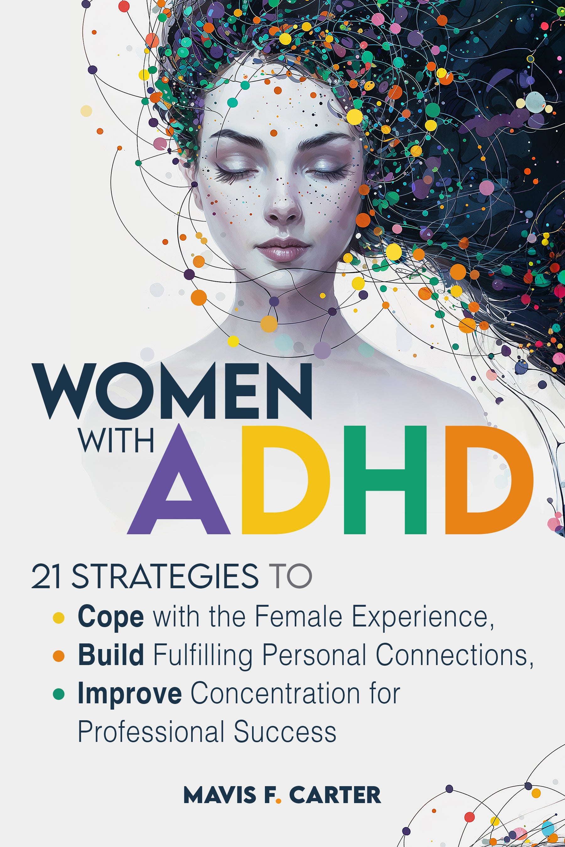 Book cover for Women with ADHD by Mavis F. Carter, published by FMRA Publishing
